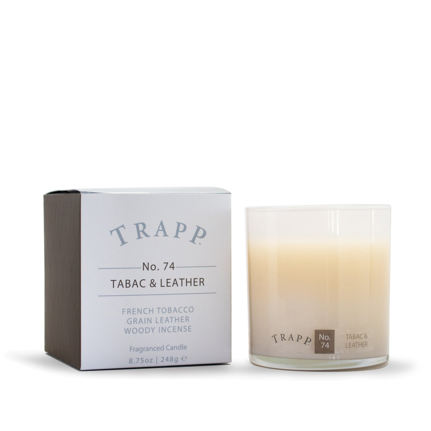 Trapp Fragrances Poured Candle - No. 74 Tabac & Leather