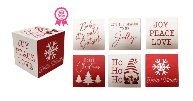 Six Sided Christmas Block