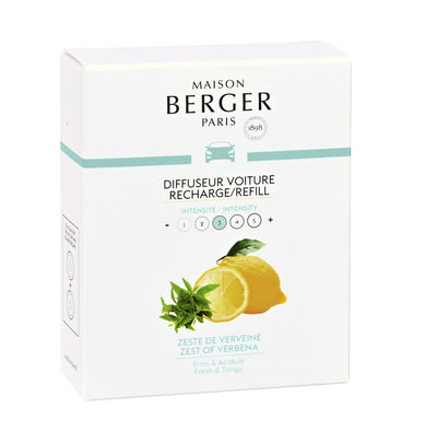 Zest Of Verbena - Car Diffuser Refills