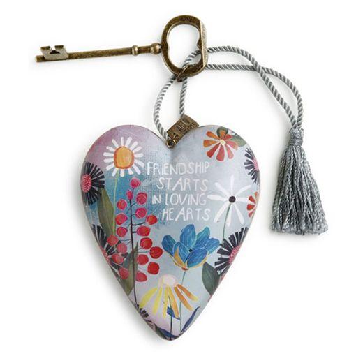 Friendship Starts in Loving Hearts - Art Heart