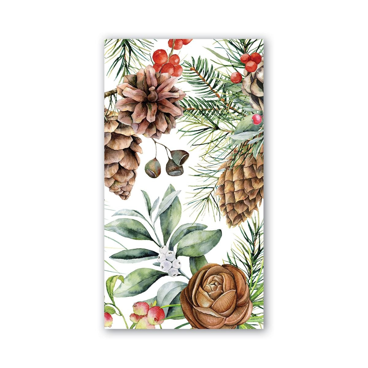Michel Design Works  WHITE SPRUCE HOSTESS NAPKIN