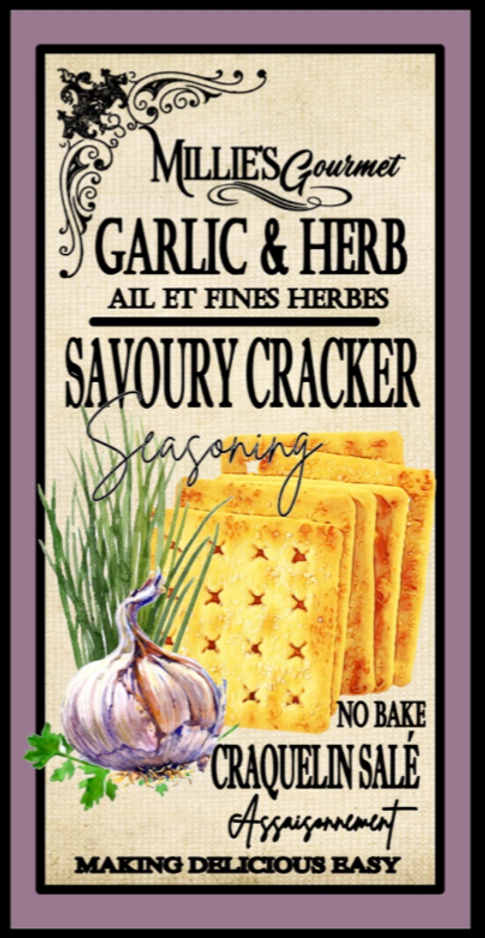 Millie's Cracker Seasoning Herb and Garlic