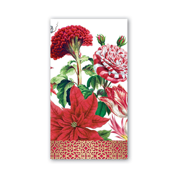 Michel Design Works  CHRISTMAS BOUQUET HOSTESS NAPKIN