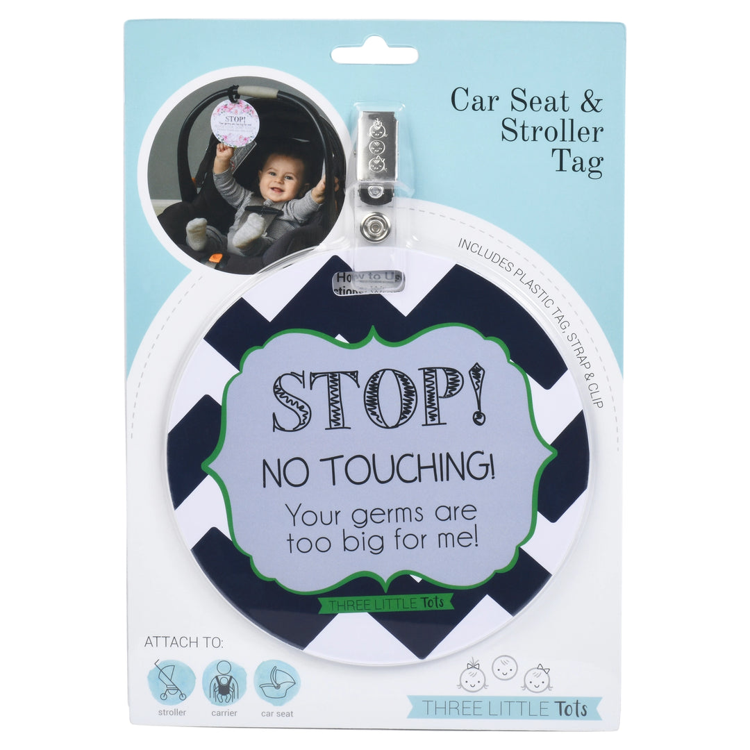 No Touching Baby Car Seat and Stroller Tag