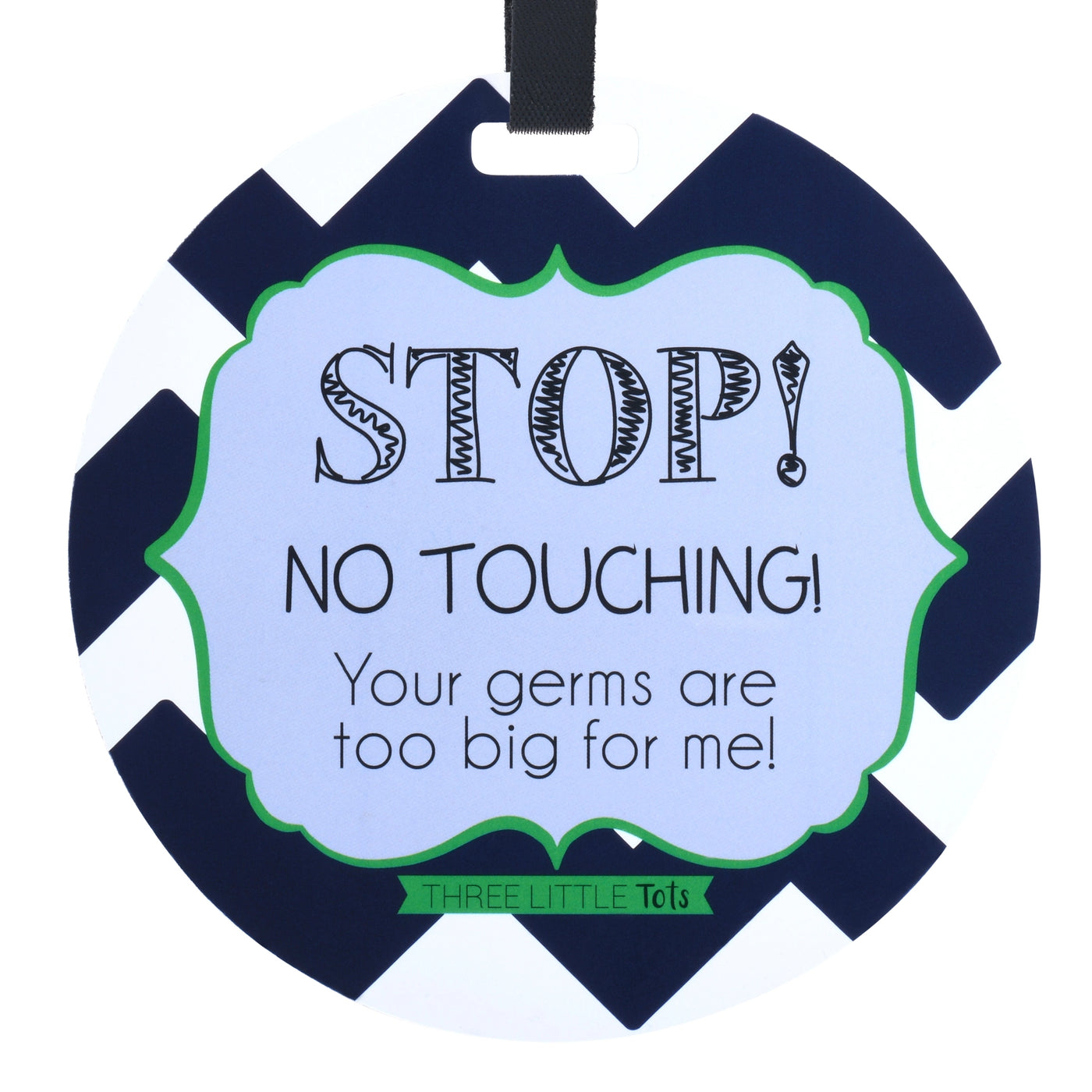 No Touching Baby Car Seat and Stroller Tag