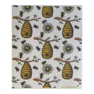 Swedish Dishcloth Bees/ Honey