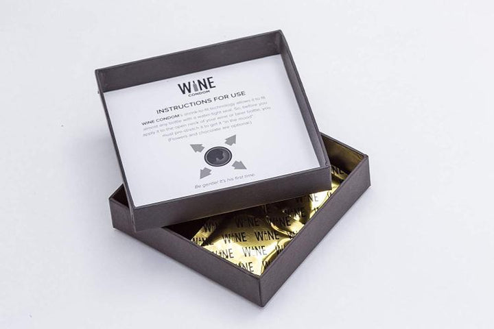 wine condoms funny gift for him